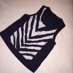 Express Zebra Tank Top Size Small